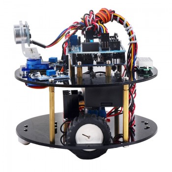 Keywish Robot for Arduino UNO R3 Smart Cars Kit APP RC Remote Control PS2 Ultrasonic Bluetooth Module Stem Toys for Children Kid
