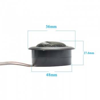 2Pcs Car Speaker Dome Tweeters 120W 4 Ohm 35 W Audio Loudspeaker