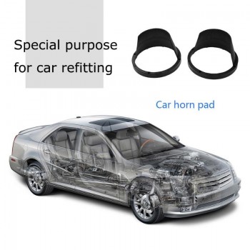 VODOOL 2pcs 6.5Inch Plastic Car Speaker Cover Protective Horn Spacer Car Waterproof Horn Pad Car Audio Accessories