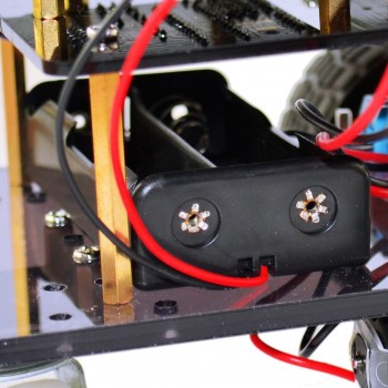 Ultrasonic obstacle avoidance intelligent Smart Robot Car Chassis Kit Speed Encoder Battery Box 2WD Tracking Obstacle Avoidance