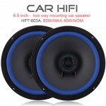 2pcs 6.5 Inch 80W Car HiFi Coaxial Speaker Vehicle Audio Music Stereo Full Range Frequency Speakers for Cars