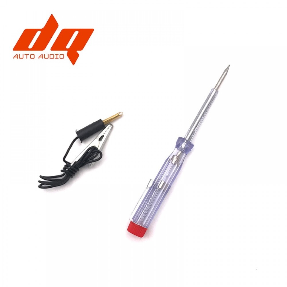 6-24V Test Pen Multi-purpose Tip Electric Pencil Electrician Test with Clip Special for Car Audio Tool Samll Size