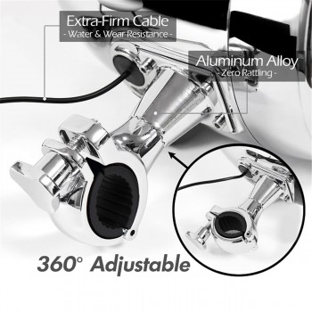 2psc 600W Bluetooth Motorcycle Speaker Audio System Radio Moto Waterproof Sound Amplifier for Speakers Mp3 Motorcycle Music