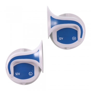 AOZBZ 2pcs 12V 150db Loud Horn Auto Speaker Alarm Tone Vehicle Boat Car Motor Motorcycle Van Truck Siren