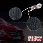 1Pair 500W Mini Dome Car Tweeter Speakers 2.8V Universal Vehicle Door Auto Audio Music Stereo Full Range Frequency Loudspeaker