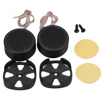Sikeo 2Pcs Universal Mini Car Speakers High Efficiency Mini Car Tweeter Loudspeaker Super Power Audio Speakers Subwoofer