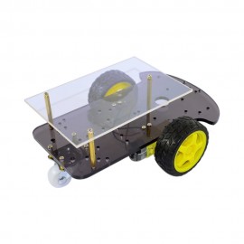 2 layer Line tracing smart car chassis tracing body extended version 2WD two wheel drive smart car KitMotor Smart Robot Car