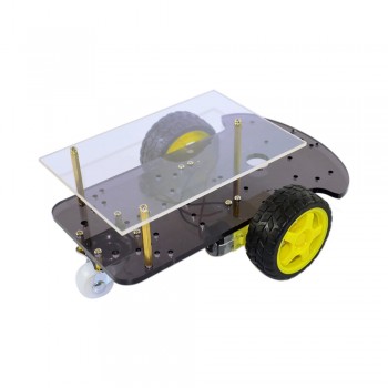 2 layer Line tracing smart car chassis tracing body extended version 2WD two wheel drive smart car KitMotor Smart Robot Car