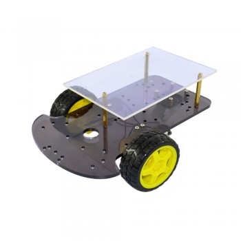 2 layer Line tracing smart car chassis tracing body extended version 2WD two wheel drive smart car KitMotor Smart Robot Car