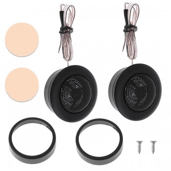 2pcs 200W T120 Car Horn Dome Tweeter Car Speaker Audio Loudspeaker Car Stereo Treble Speaker for Cars Vehicle Automobile