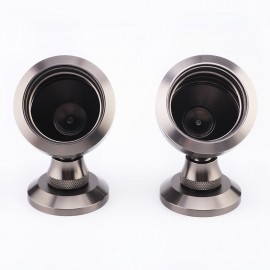 Car Tweeter Aluminium Base Speaker Box Refit Install One Pair Titanium Loud Car Audio Speakers for Car High Quality Stand