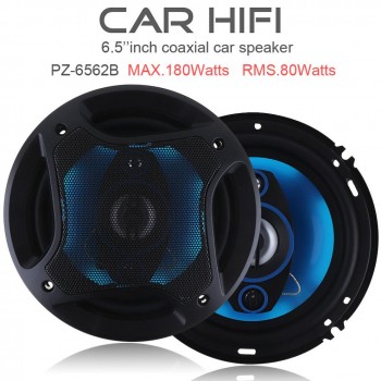 2pcs 6.5Inch 180W 3 Way Auto Car Loudspeaker Coaxial Speakers Horn Audio Music Stereo Full Range Frequency Hifi Vehicle Speaker