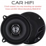 2pcs 5 Inch 60W Car HiFi Coaxial Speaker Vehicle Door Auto Audio Music Stereo Full Range Frequency Speakers