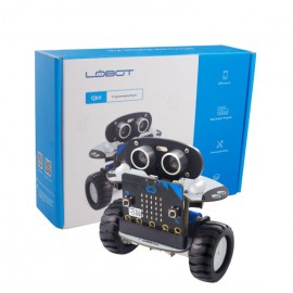 LED Light DIY Microbit Smart Balance Car Programmable Robot Kits  Kids Science Education Toys