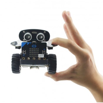 LED Light DIY Microbit Smart Balance Car Programmable Robot Kits  Kids Science Education Toys