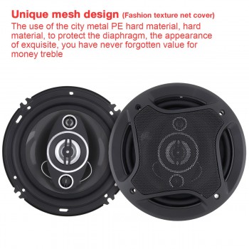 2Pcs 6 Inch 16cm 500W Car Coaxial  Auto Audio Music Stereo Full Range Frequency Hifi Speakers Non-destructive Installation