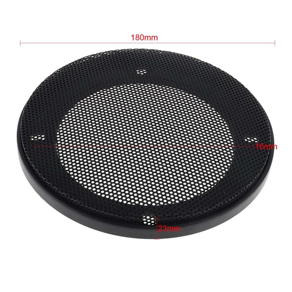2pcs 6.5 Inch Universal Car Speaker Mesh Enclosure Refit Home Protective Grille Mesh Stereo for Cars Vehicle Automobiles