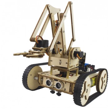 LED light DIY microbit Robot Expansion Board Robot Arm Trolley