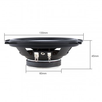 2pcs 5 Inch 60W 88dB 2 Way Car Coaxial Automobile Car Hifi Full Range Frequency Sensitivity Power Loudspeaker