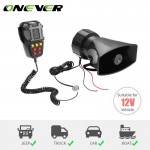 Car Siren Alarm Speaker Holder Tone Sound Car Recording Emergency Siren Car Siren Horn Mic PA Speaker System Amplifier Hooter