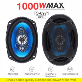 1 Pair 6x9 Inch 1000W 2 Way Car Coaxial Auto Audio Music Stereo Full Range Frequency Hifi Speakers Non-destructive Installation