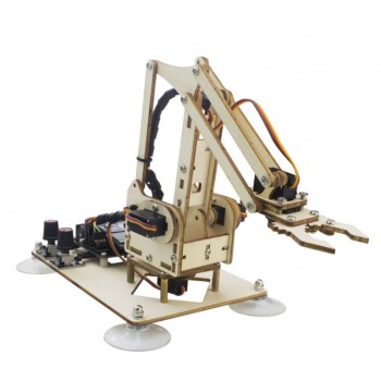 DIY Secondary Development Robotic Arm Compatible With Arduino Environment Programming Robot Kit Kids Educational Toys