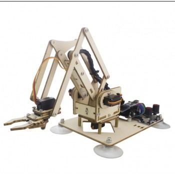 DIY Secondary Development Robotic Arm Compatible With Arduino Environment Programming Robot Kit Kids Educational Toys