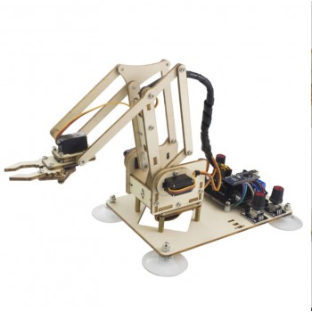 DIY Secondary Development Robotic Arm Compatible With Arduino Environment Programming Robot Kit Kids Educational Toys