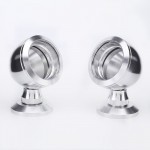 Car Tweeter Aluminium Base Speaker Boxes *20-25 ( One Pair ) Silver Color