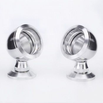 Car Tweeter Aluminium Base Speaker Boxes *20-25 ( One Pair ) Silver Color