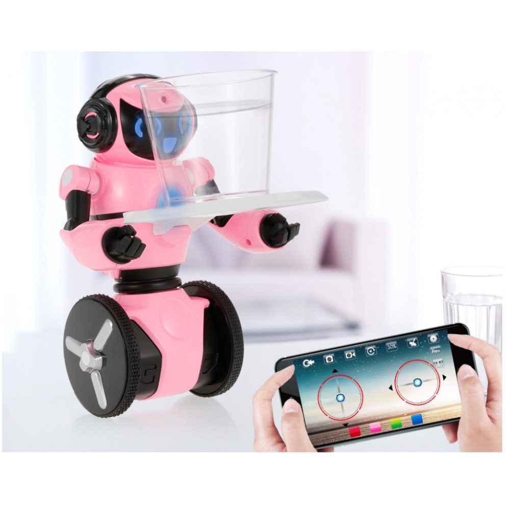 Smart RC Robot F4 0.3MP Camera Intelligent G-sensor Robot High Tech Toys App control MINI Electronic Toys Gift for Children kids