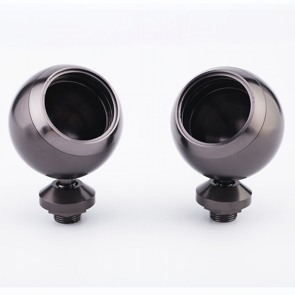 Speaker Car Base Audio Tweeter Aluminium Speaker Box *20-25 ( One Pair ) Silver Black Titanium Som Automotivo Speaker Mount