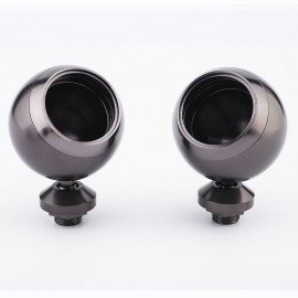 Speaker Car Base Audio Tweeter Aluminium Speaker Box *20-25 ( One Pair ) Silver Black Titanium Som Automotivo Speaker Mount