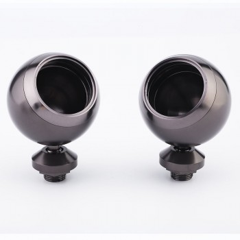 Speaker Car Base Audio Tweeter Aluminium Speaker Box *20-25 ( One Pair ) Silver Black Titanium Som Automotivo Speaker Mount