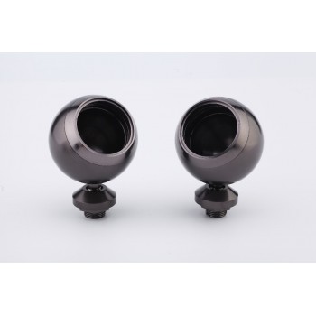 Speaker Car Base Audio Tweeter Aluminium Speaker Box *20-25 ( One Pair ) Silver Black Titanium Som Automotivo Speaker Mount