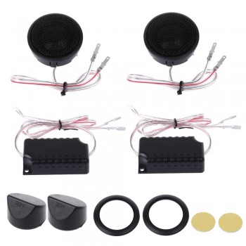 1 Pair HT-25 Car Stereo Audio Speaker Tweeter 120W Max Power Loud Dome Speakers 92dB