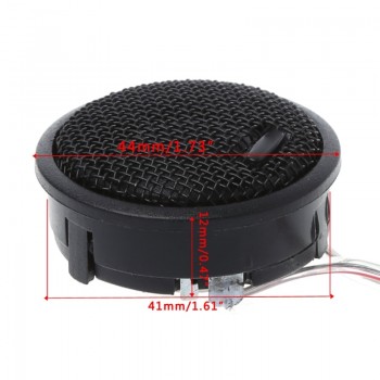 1 Pair HT-25 Car Stereo Audio Speaker Tweeter 120W Max Power Loud Dome Speakers 92dB