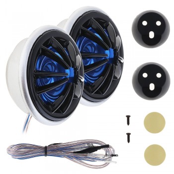 2pcs 150W YH-66 Car Speaker Auto Horn Dome Tweeter Speaker Audio Loudspeaker Car Stereo Treble Speaker for Cars Vehicle Auto