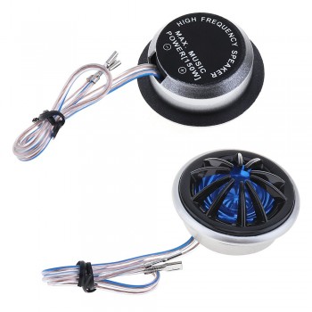 2pcs 150W YH-66 Car Speaker Auto Horn Dome Tweeter Speaker Audio Loudspeaker Car Stereo Treble Speaker for Cars Vehicle Auto