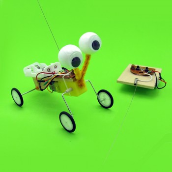 2019 Toy DIY Children Science Experiment Toy Remote Control Robot Reptile Model Kit Electric Invention Kid Creative Educational