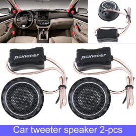 2pcs 150W Durable Universal  High Efficiency Mini Dome Car Tweeter Speakers for Car Audio System