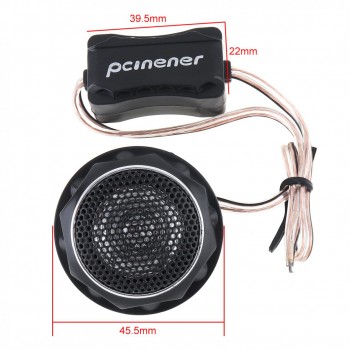 2pcs 150W Durable Universal  High Efficiency Mini Dome Car Tweeter Speakers for Car Audio System