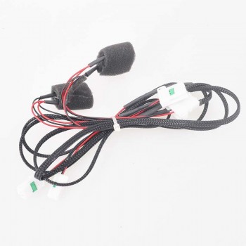 Baificar New Genuine Triangle Head Tweeter Speakers Car Audio Trumpet Speakers Tweeter With Wire For 2017 Kia K2 RIO