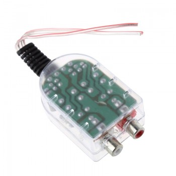12V Universal RCA Line Car Stero Radio Converters Speaker High To Low Car Amplifier Car Audio Impedance Converter Drop shipping