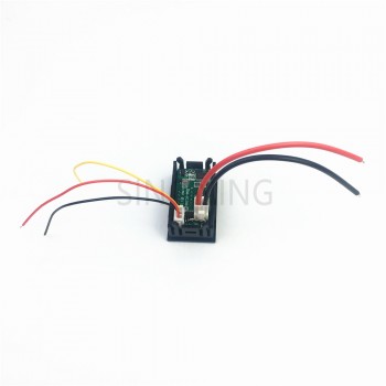 Mini Digital Voltmeter Ammeter DC 100V 10A Panel Amp Volt Voltage Current Meter Tester 0.28 Blue Red Dual LED Display