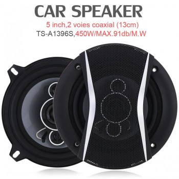 2 Pcs 5 Inch 450W 91dB Car HiFi Coaxial Speaker Vehicle Door Auto Audio Music Stereo Full Range Frequency Speakers