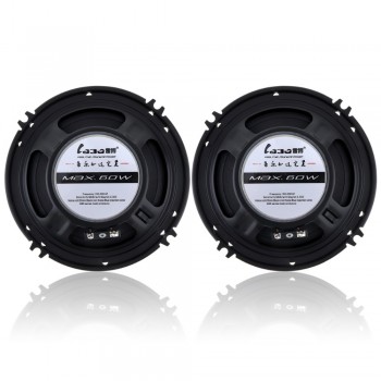 2pcs 6.5 Inch 60W Auto Car Speaker Automobile Vehicle HiFi Audio Full Range Frequency Loud Speaker High Pitch Loudspeaker