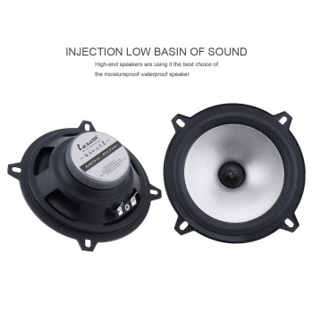 1Pair 5 Inch 88dB Car Coaxial Speaker 60W 2 Way Auto Hifi Full Range Frequency Sensitivity Power Loudspeaker