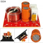 80W Speaker 2 Way Audio Frequency Divider Loudspeaker 2 Unit Crossover Filters for Speakers