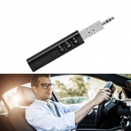 Bluetooth AUX  3.5mm jack Bluetooth Car Kit Hands free Music Audio Receiver Adapter Auto Kit for Speaker Headphone Car Stereo